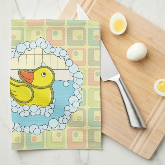 Chaucer de Rubber Duck Keukenhanddoek (Quarter Fold)