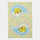 Chaucer de Rubber Duck Keukenhanddoek (Verticaal)