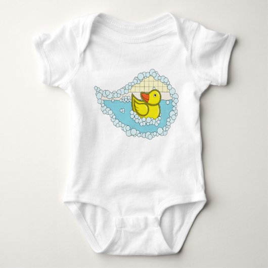 Chaucer de Rubber Duck Kind en Baby Shirt (Voorkant)