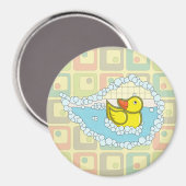 Chaucer de Rubber Duck Magnet (Voorkant / Achterkant)