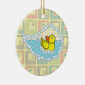 Chaucer de Rubber Duck Ornament (Rechts)