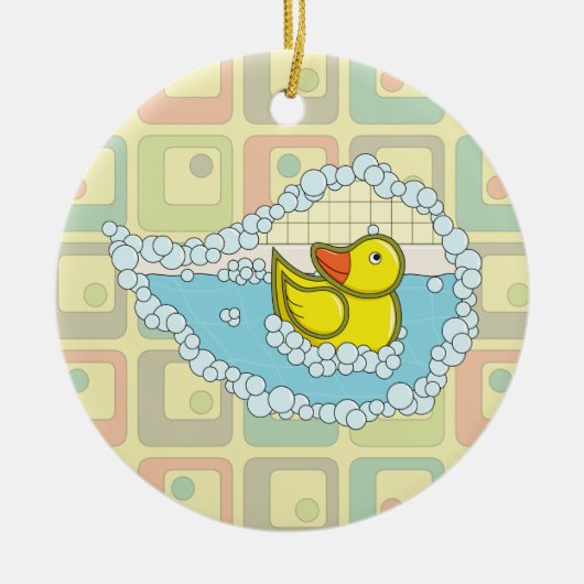 Chaucer de Rubber Duck Ornament (Voorkant)
