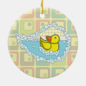 Chaucer de Rubber Duck Ornament (Achterkant)