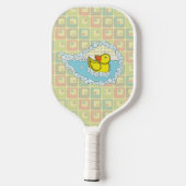Chaucer de Rubber Duck Pickleball Paddle (Achterkant)