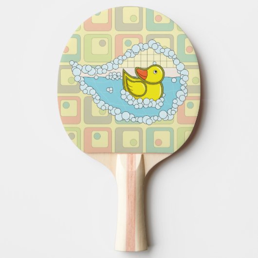 Chaucer de Rubber Duck Ping Pong Paddle Tafeltennisbatje (Voorkant)