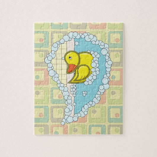 Chaucer de Rubber Duck Puzzle Legpuzzel (Verticaal)