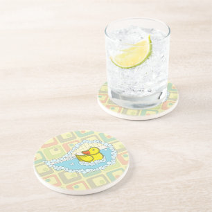 Chaucer de Rubber Duck Sandstone Onderzetter