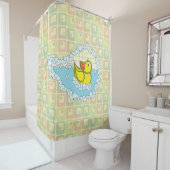 Chaucer de Rubber Duck Shower Curtain Douchegordijn (In situ)