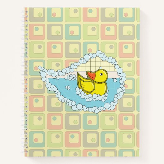 Chaucer de Rubber Duck Spiral Notitieboek (Voorkant)