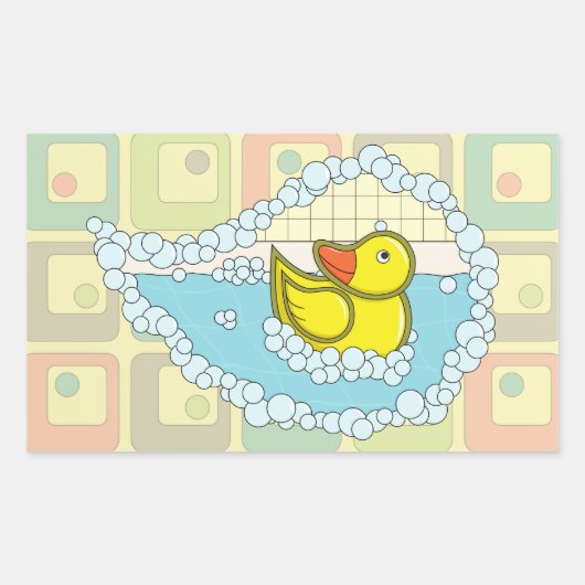 Chaucer de Rubber Duck Sticker (Voorkant)