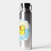 Chaucer de Rubber Duck Waterfles (Achterkant)