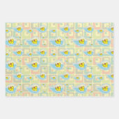 Chaucer de rubber eend inpakpapier set vel (Voorkant 2)