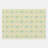 Chaucer de rubber eend inpakpapier set vel (Voorkant)