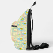 Chaucer de rubber eend sling bag (Rechts)