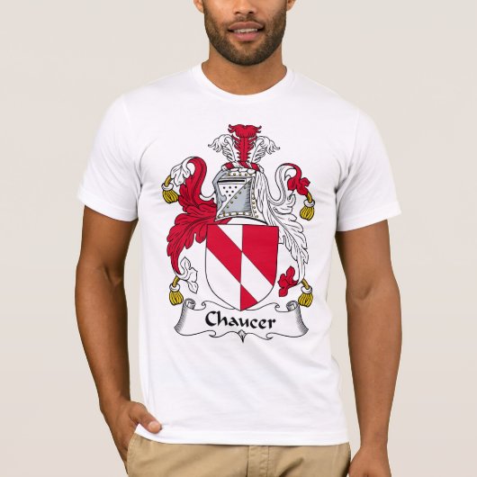 Chaucer Family Crest T-shirt (Voorkant)
