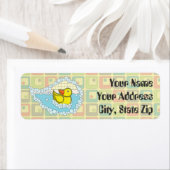 Chaucer het Rubber Duck Return Address Label (Insitu)