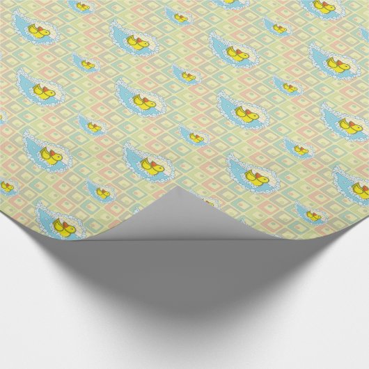 Chaucer het Rubber Duck Wrapping Papier (Hoek)