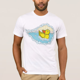Chaucer het rubberen eend mannenoverhemd t-shirt
