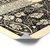 Chaucer Leaf van Kelmscott Press Poster (Hoek)