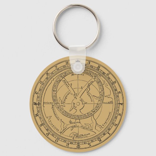 Chaucer's Astrolabe ca. 1900 Sleutelhanger (Voorkant)