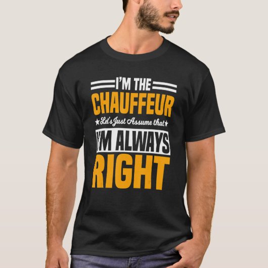 Chauffeur Carpooler Professional Driver Private Ca T-shirt (Voorkant)