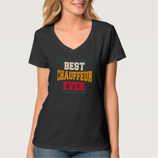 Chauffeur Carpooler Professional Driver Private Li T-shirt