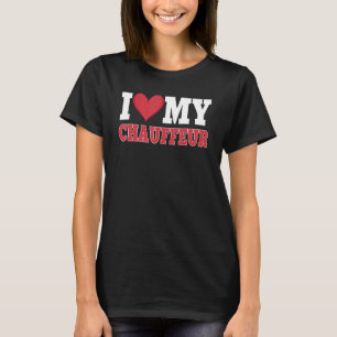 Chauffeur Carpooler Professional Driver Private Li T-shirt