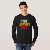 Chauffeur Carpooler Professionele Bestuurder Privé T-shirt (Voorkant volledig)