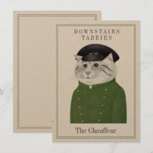 CHAUFFEUR CAT 4.5x6.25 Platte Kaart + Tekst (op Kr