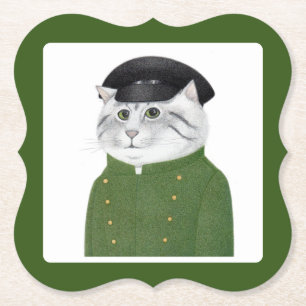 CHAUFFEUR CAT beugel papier Onderzetters