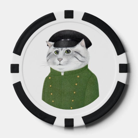 CHAUFFEUR CAT Poker Chips (Voorkant)