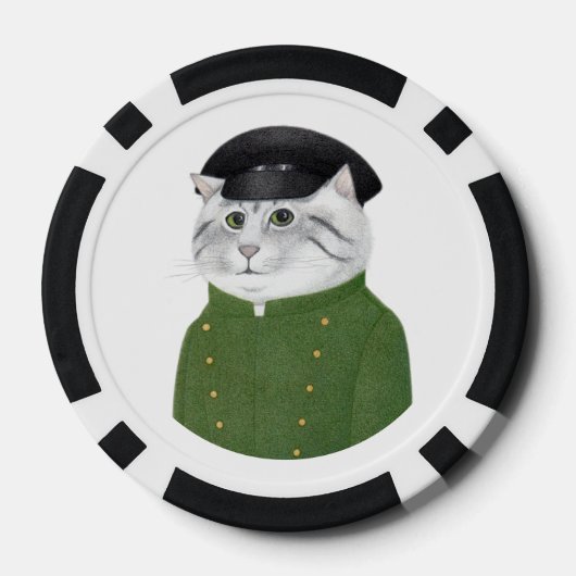 CHAUFFEUR CAT Poker Chips (Achterkant)