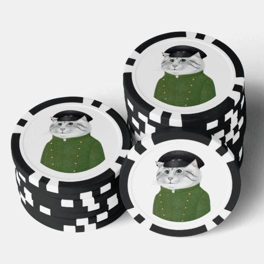 CHAUFFEUR CAT Poker Chips (Opstapeling)