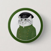 CHAUFFEUR CAT Ronde Pin Button (Voorkant)
