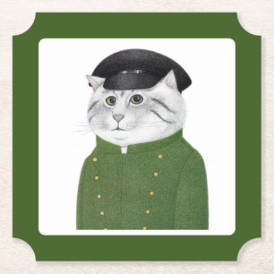 CHAUFFEUR CAT Ticket Papier Onderzetters