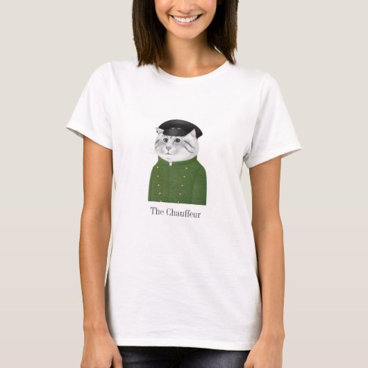 CHAUFFEUR CAT Women's Basic T-Shirt (Voorkant)