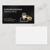 Chauffeur Driver Logo Visitekaartje (Voorkant / Achterkant)