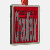 Chauffeur Extraordinaire Metalen Ornament (Rechts)