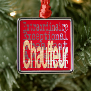 Chauffeur Extraordinaire Metalen Ornament