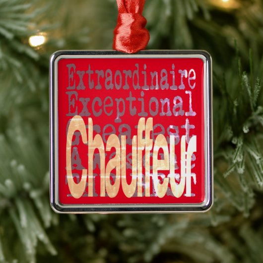 Chauffeur Extraordinaire Metalen Ornament (Boom)
