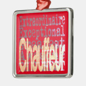 Chauffeur Extraordinaire Metalen Ornament (Links)