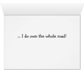 chauffeur - ik ben onderweg, (Binenzijde Horizontaal (Onderkant))