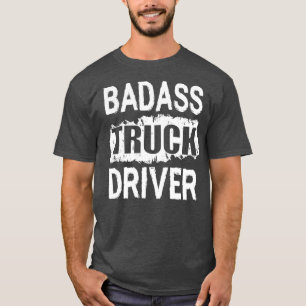chauffeur in de badvrachtwagen t-shirt