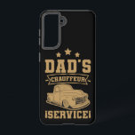 Chauffeur Papa Professionele Bestuurder Vaderdag Samsung Galaxy Hoesje<br><div class="desc">Chauffeur Papa Professionele Bestuurder Vaderdag</div>