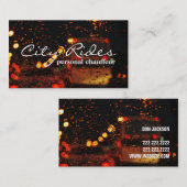 Chauffeur Taxi Cab Driver Transport Business Visitekaartje (Voorkant / Achterkant)