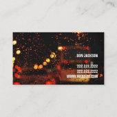 Chauffeur Taxi Cab Driver Transport Business Visitekaartje (Achterkant)