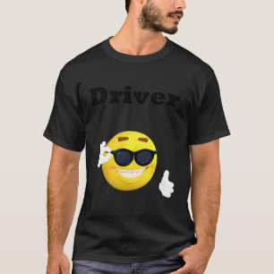 Chauffeur Taxi Vrachtwagen Levering Rideshare Bus T-shirt