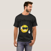Chauffeur Taxi Vrachtwagen Levering Rideshare Bus T-shirt (Voorkant volledig)