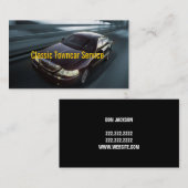 Chauffeur Town Car Driver Transport Business Visitekaartje (Voorkant / Achterkant)
