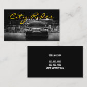 Chauffeur Town Car Driver Transport Business Visitekaartje (Voorkant / Achterkant)